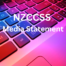 This image is of a computer keyboard with the title superimposed over the top: NZCCSS Media Statement